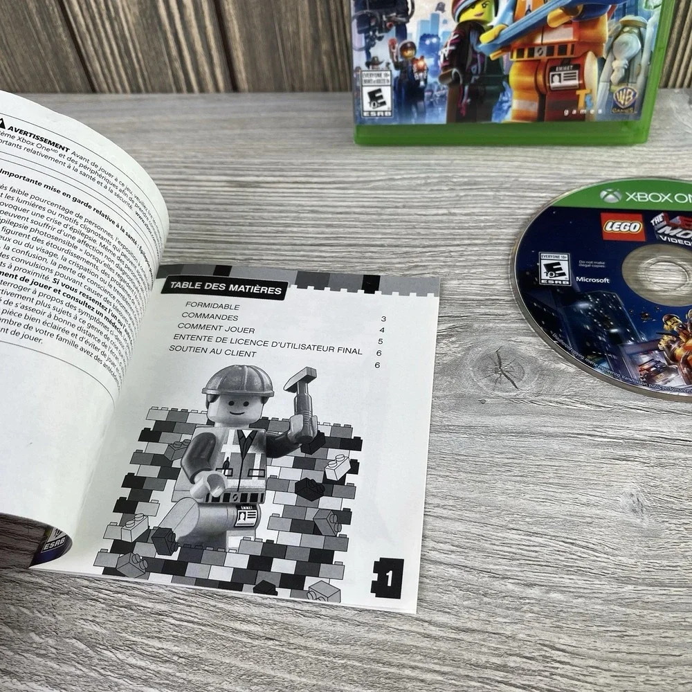 LEGO - The Lego Movie Videogame (Microsoft Xbox One, 2014) Tested Working